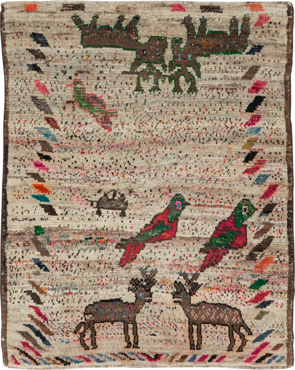 Vintage gabbeh Rug - # 57408
