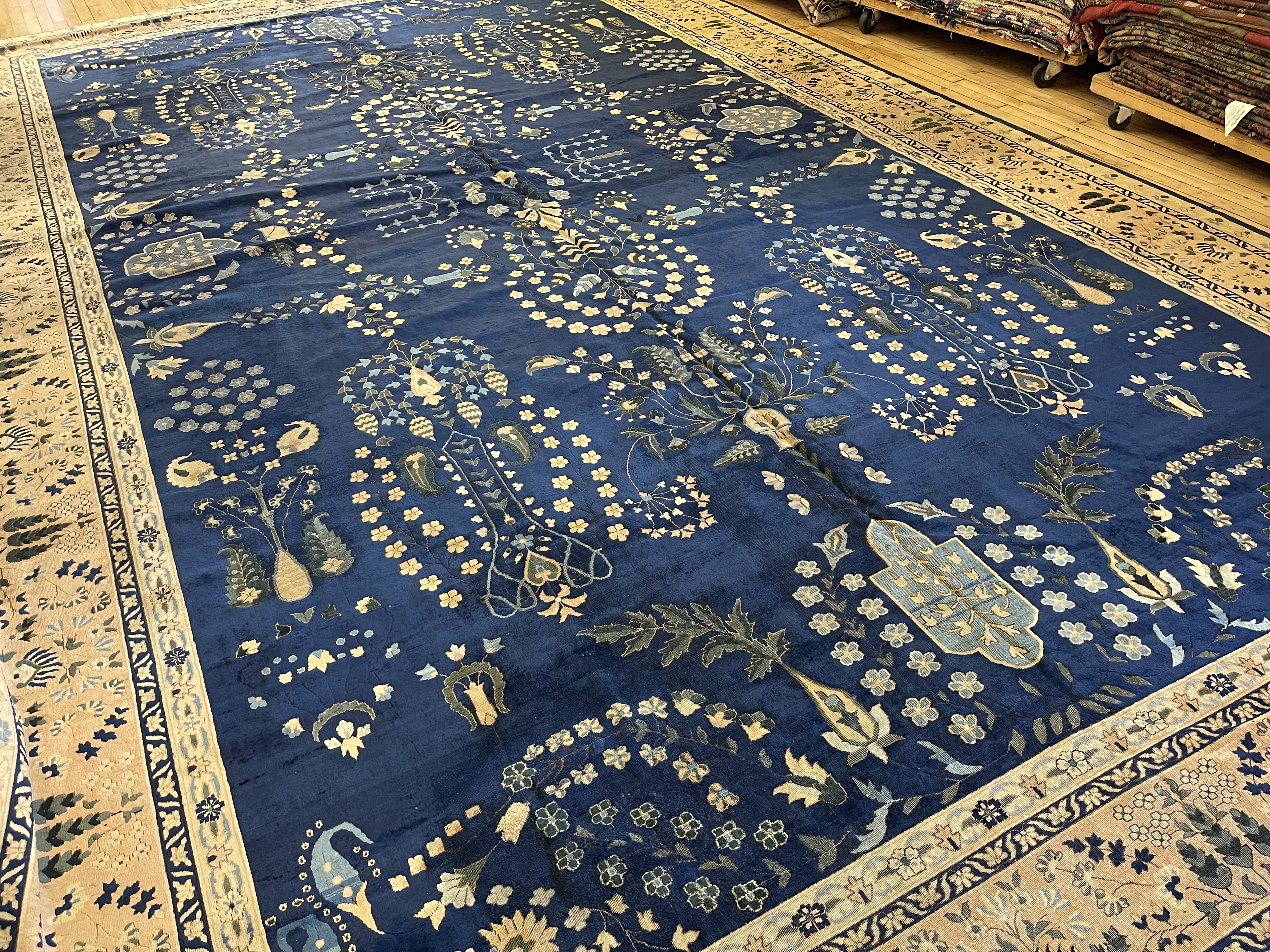 Vintage indian Carpet - # 78295