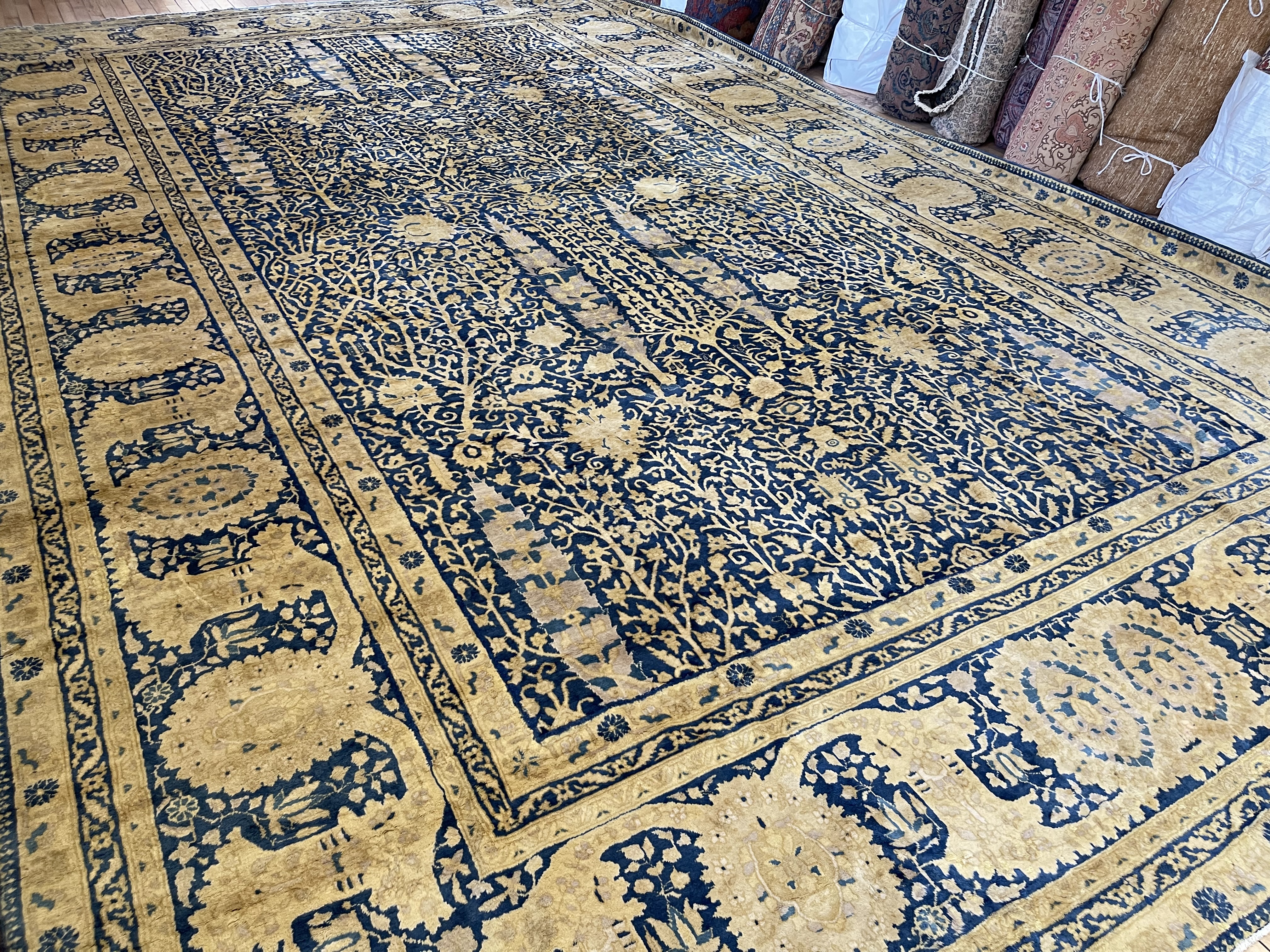 Vintage indian Carpet - # 78316