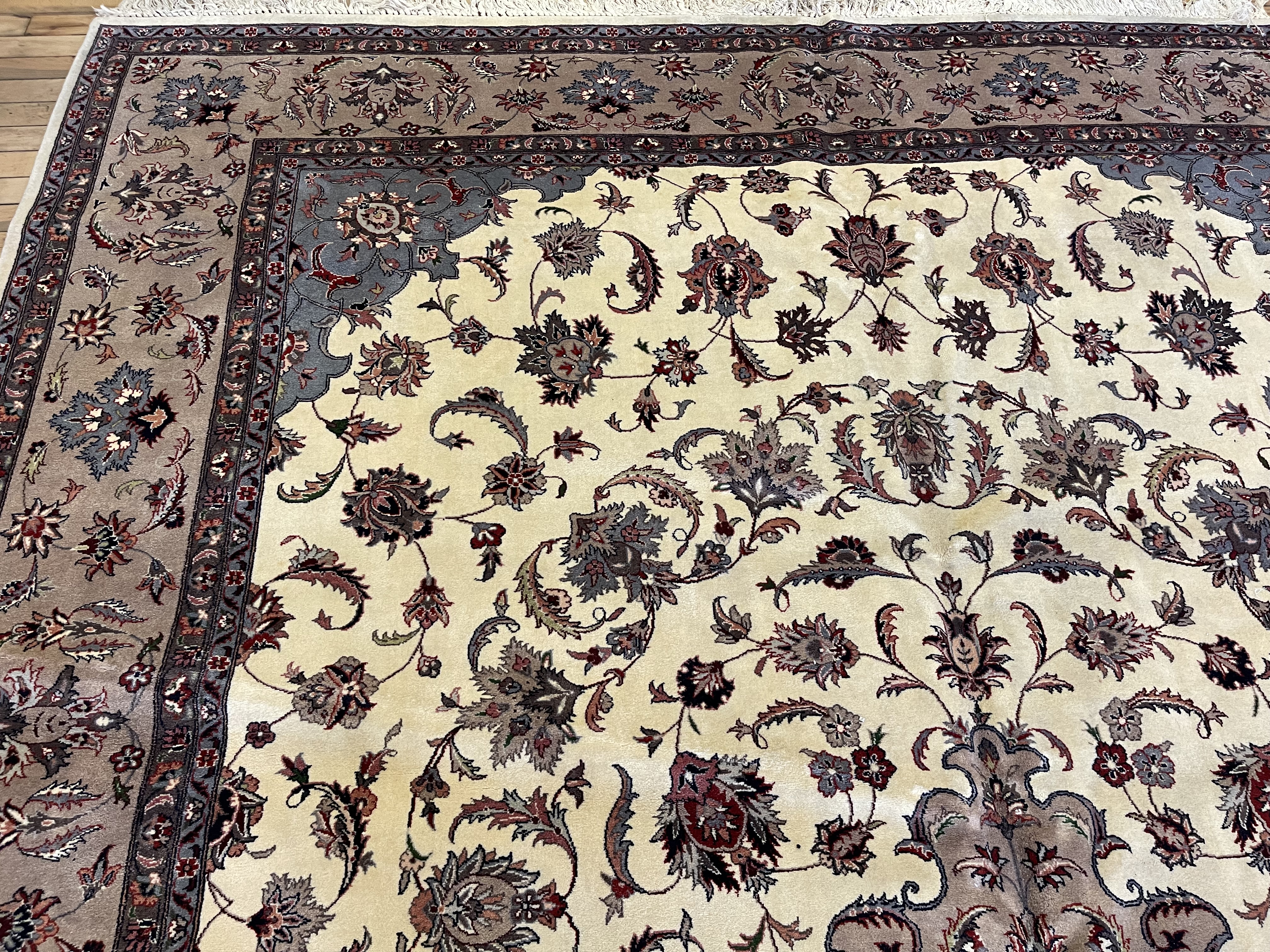 Vintage kashan Carpet - # 78219