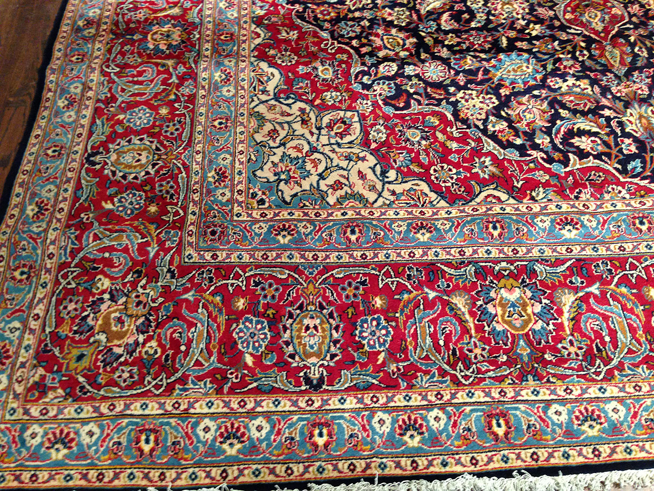 Vintage kashan Carpet - # 9510