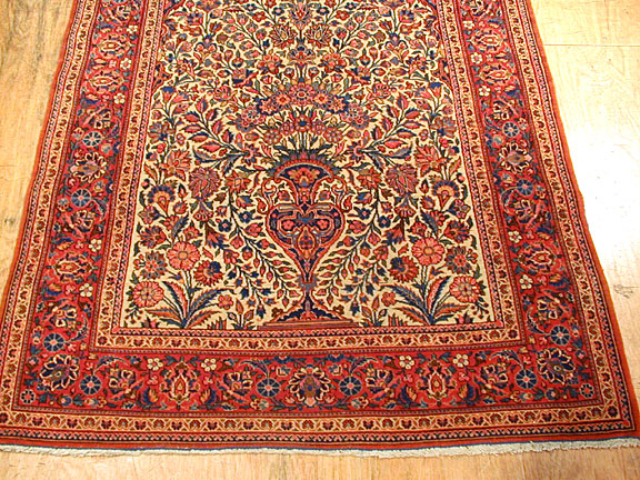 Bazar Oriental Rugs - Metropolitancarpet.com: Vintage Kashan Rug 3'5