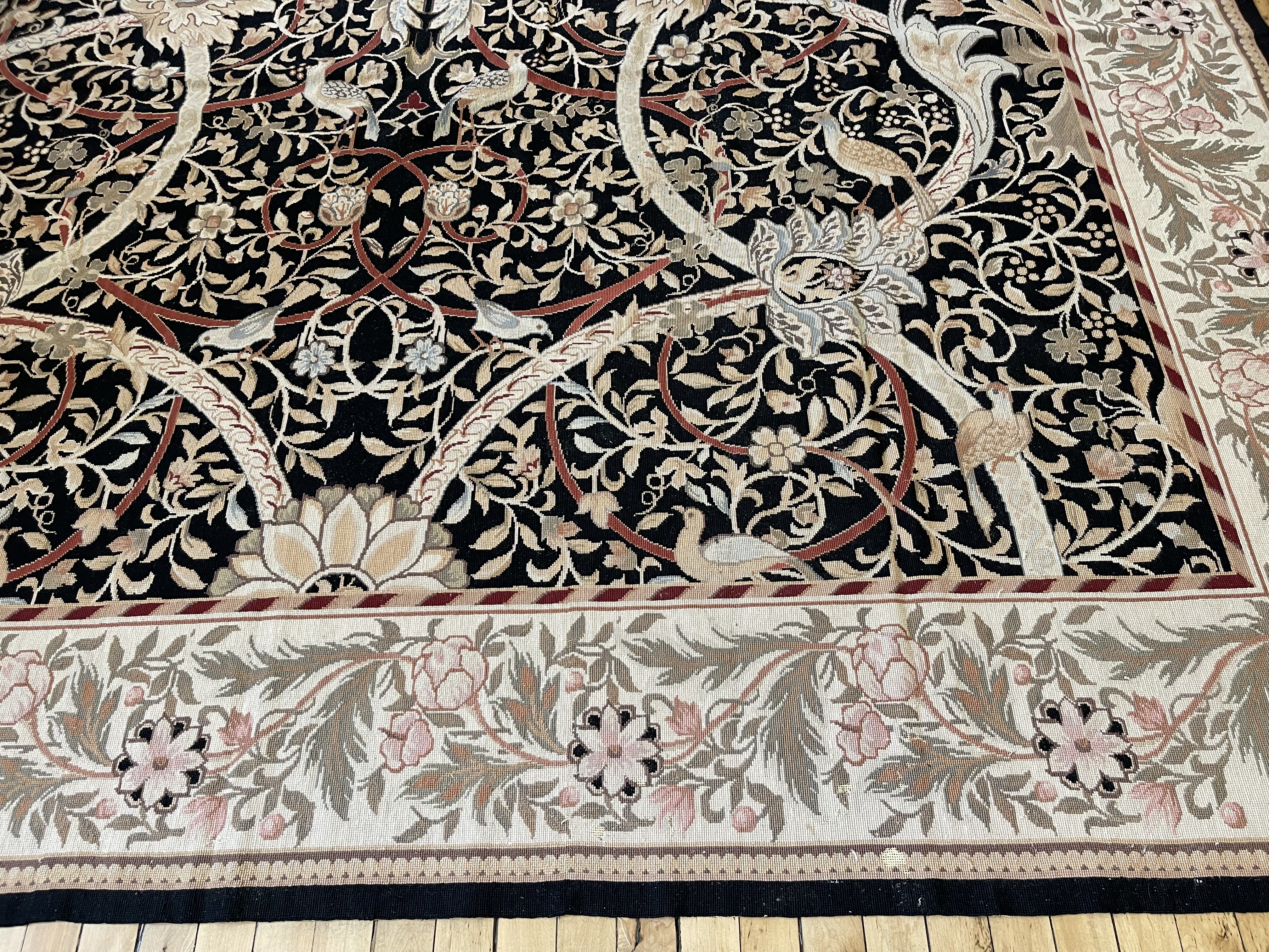 Vintage needlepoint Carpet - # 78357