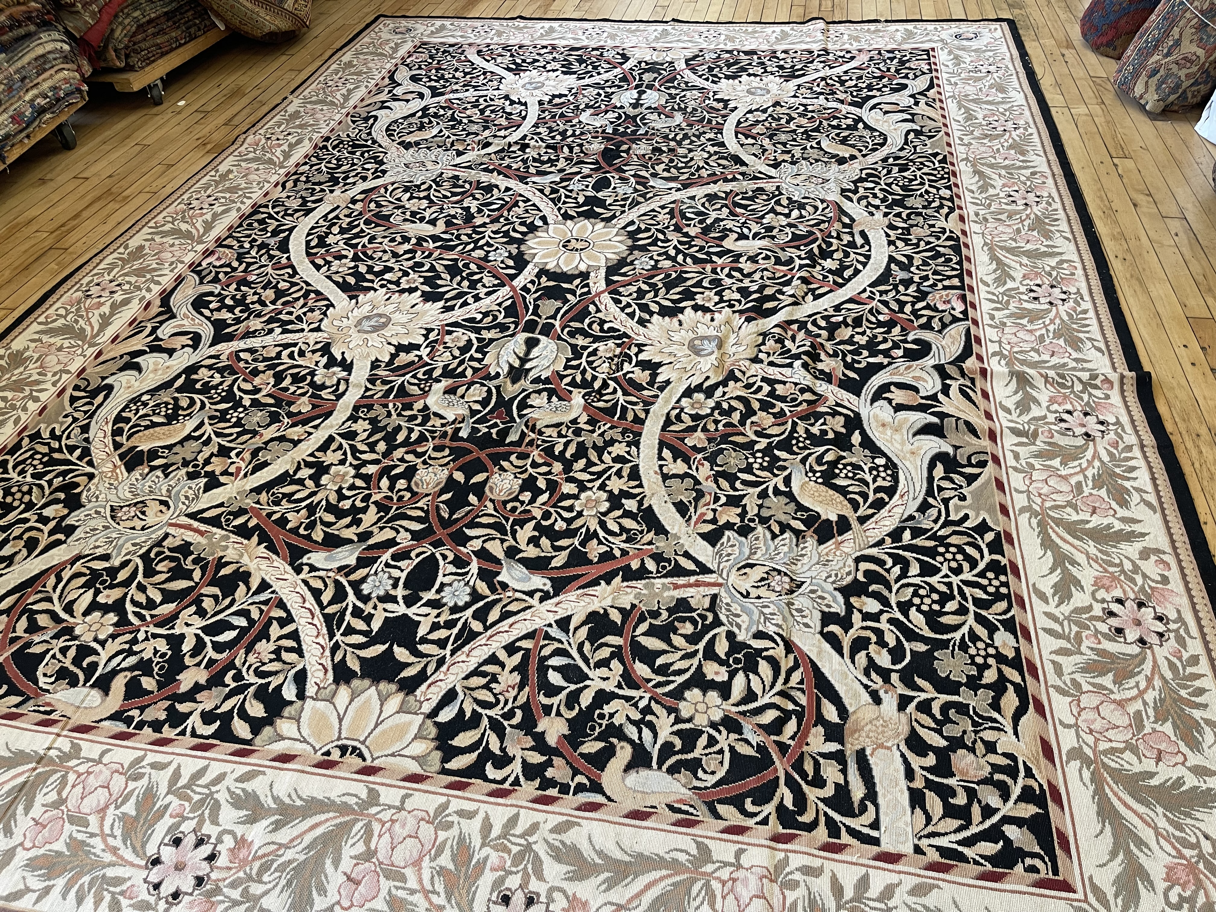 Vintage needlepoint Carpet - # 78357