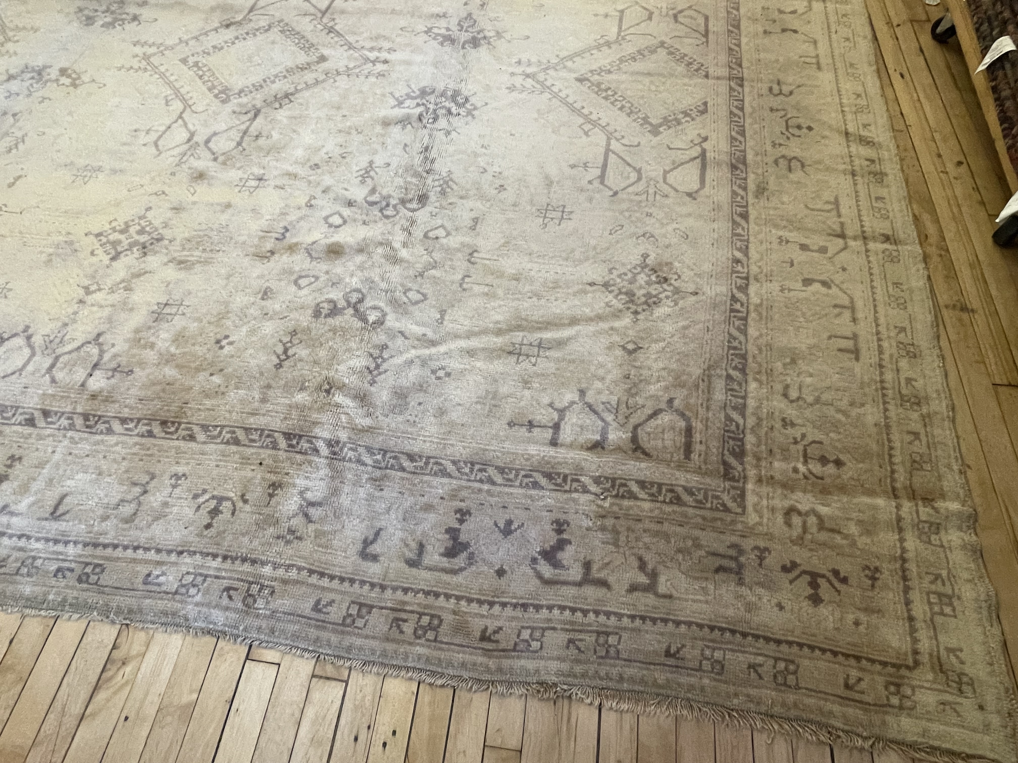 Vintage oushak Carpet - # 78299
