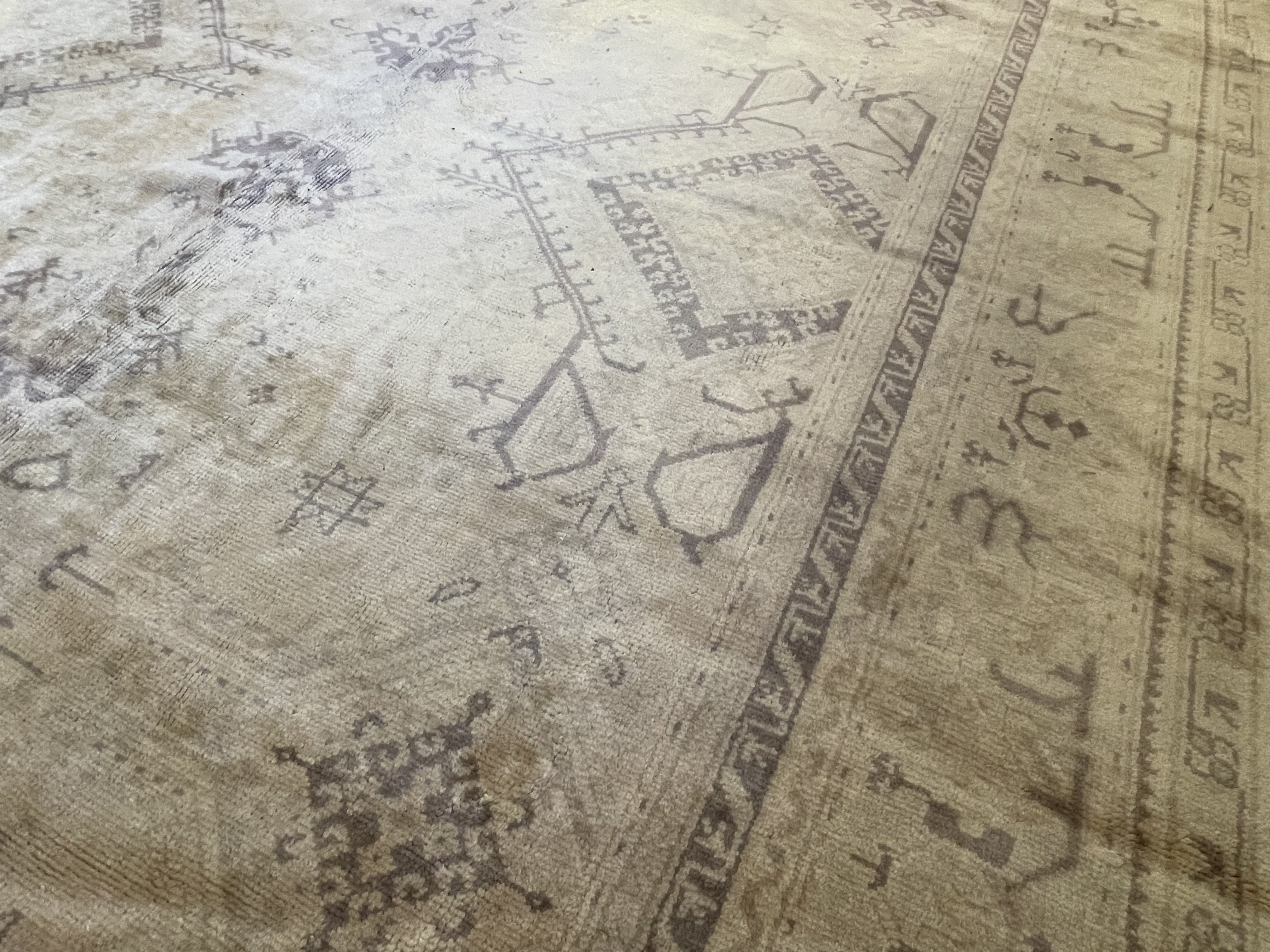 Vintage oushak Carpet - # 78299