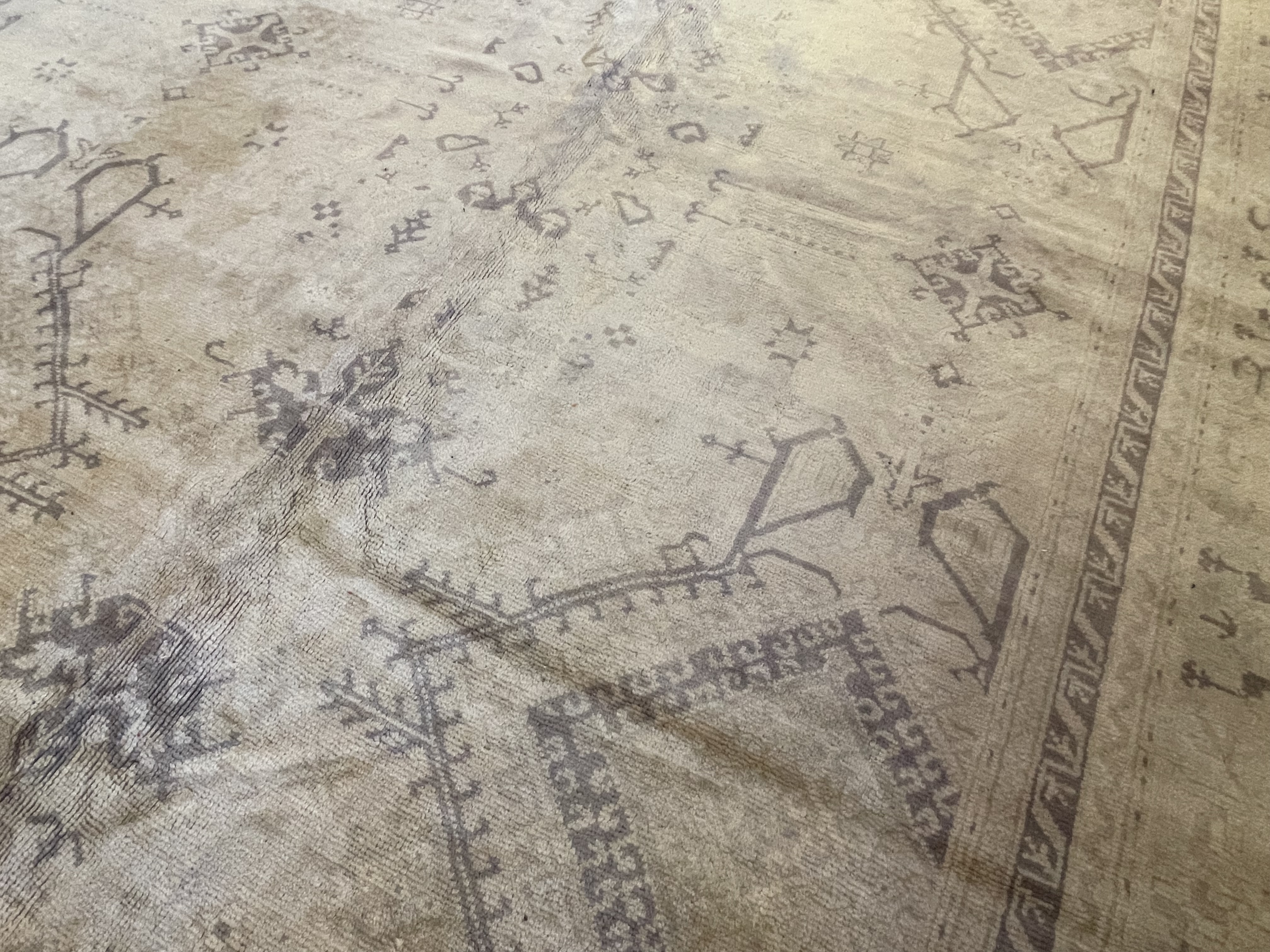 Vintage oushak Carpet - # 78299