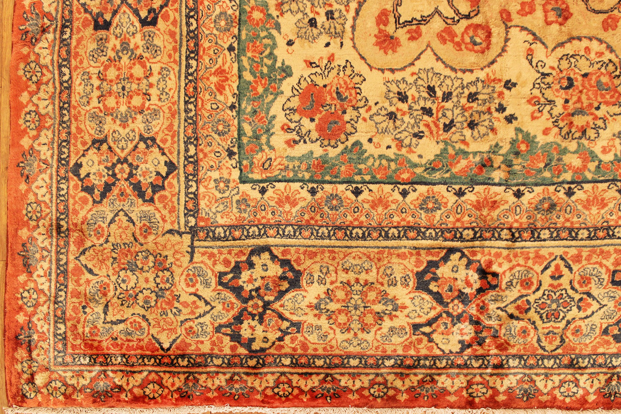 Vintage sarouk Carpet - # 58233