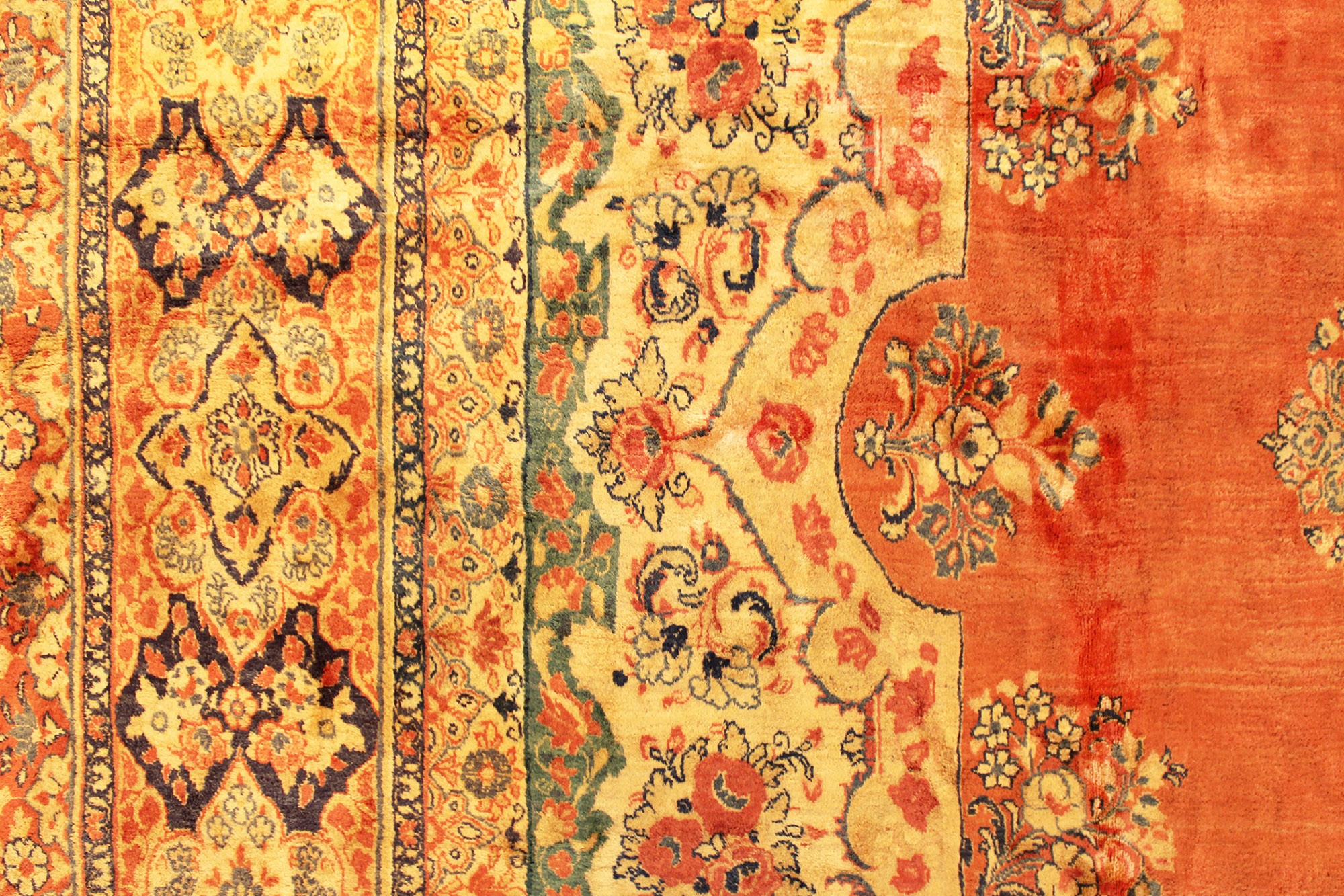 Vintage sarouk Carpet - # 58233