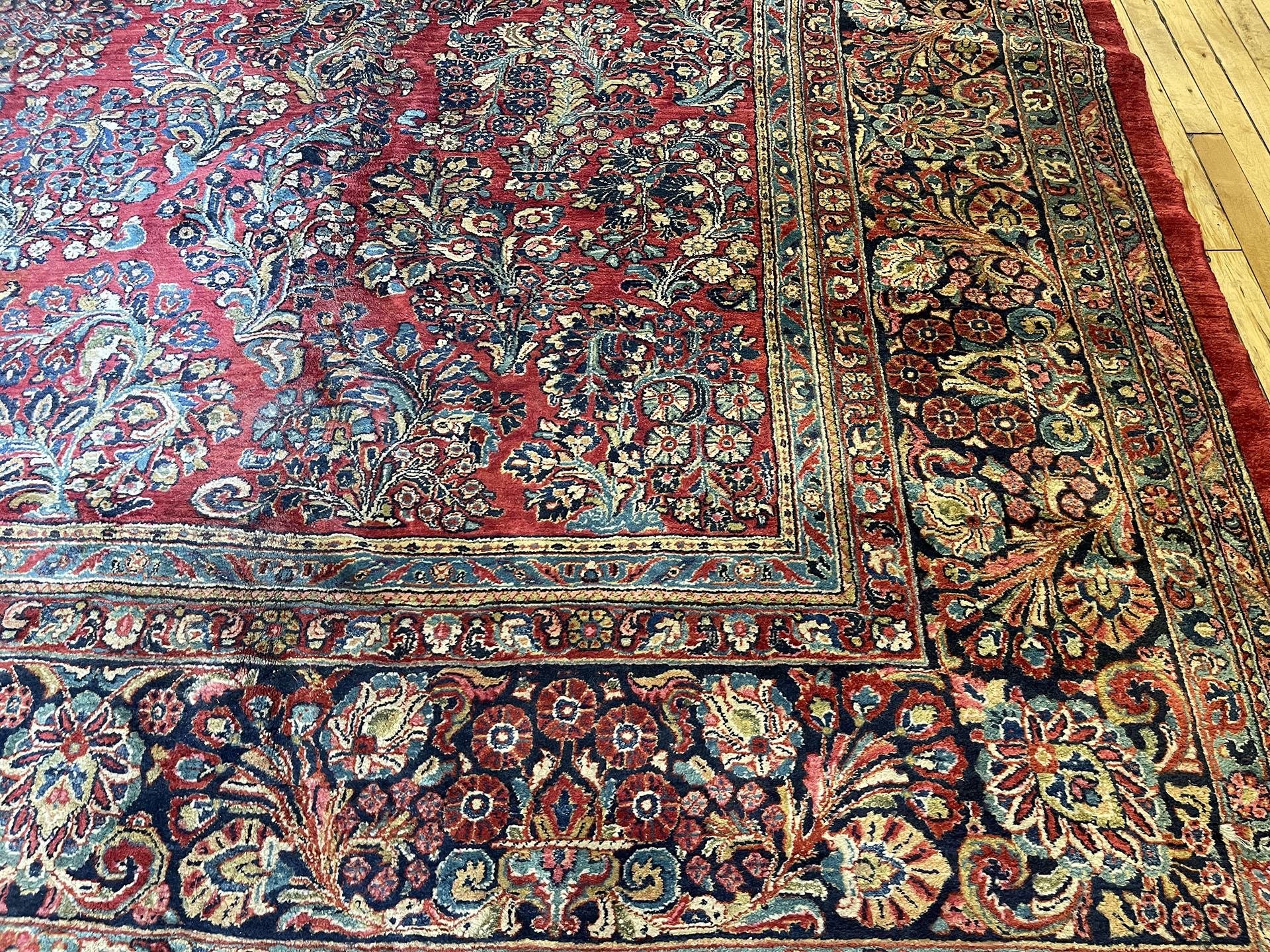 Vintage sarouk Carpet - # 58238