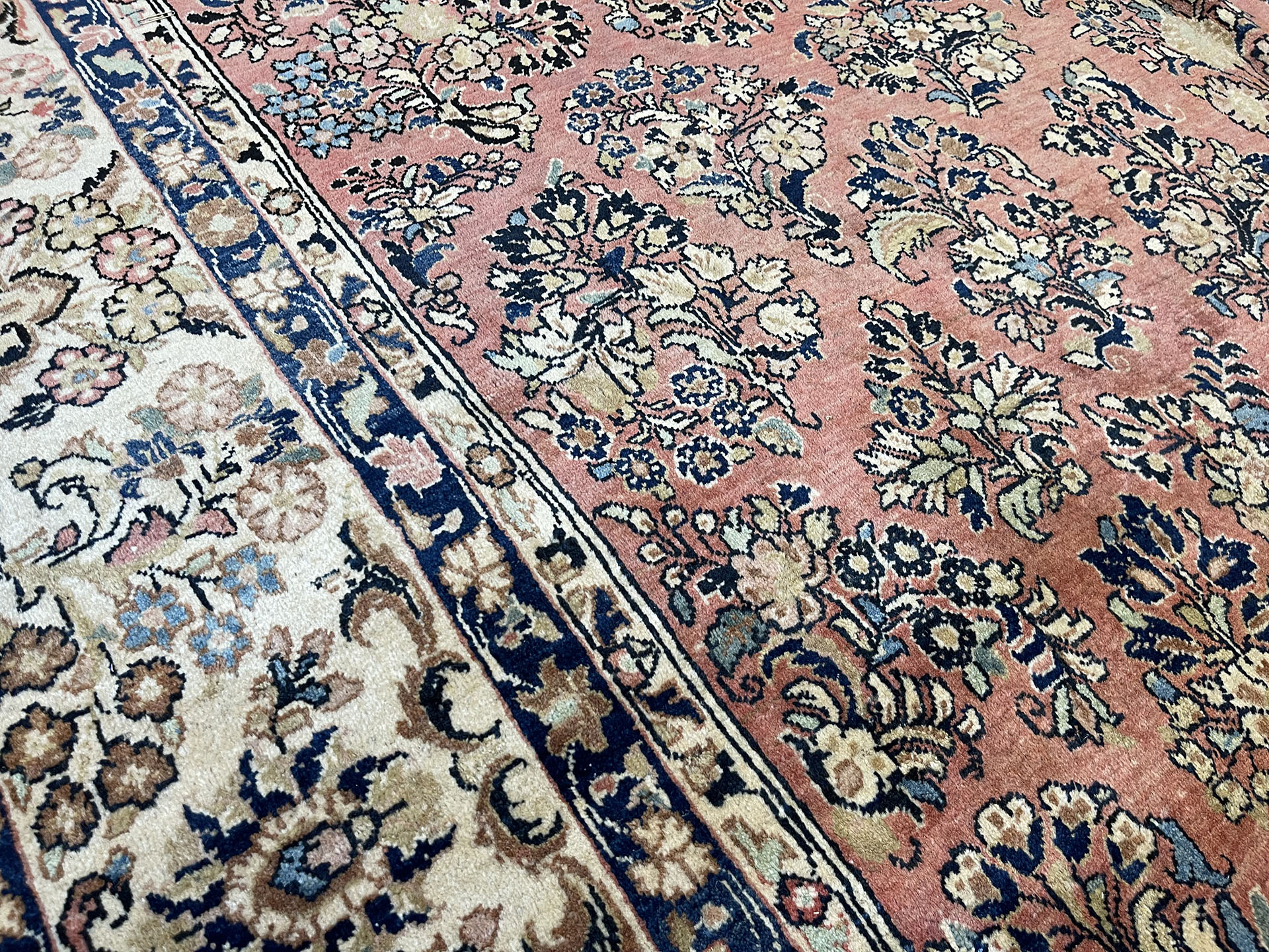 Vintage sarouk Carpet - # 58252