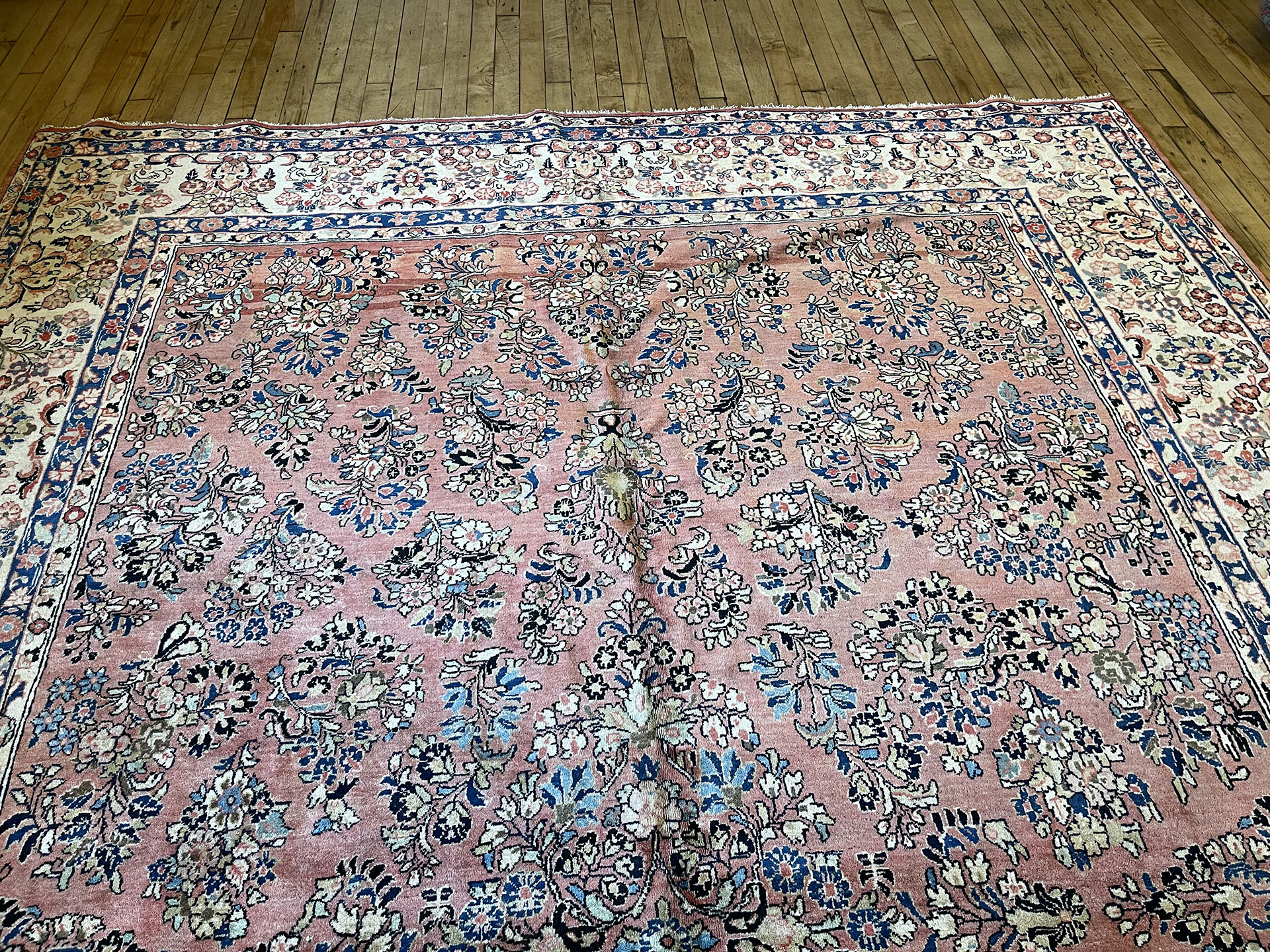 Vintage sarouk Carpet - # 58252