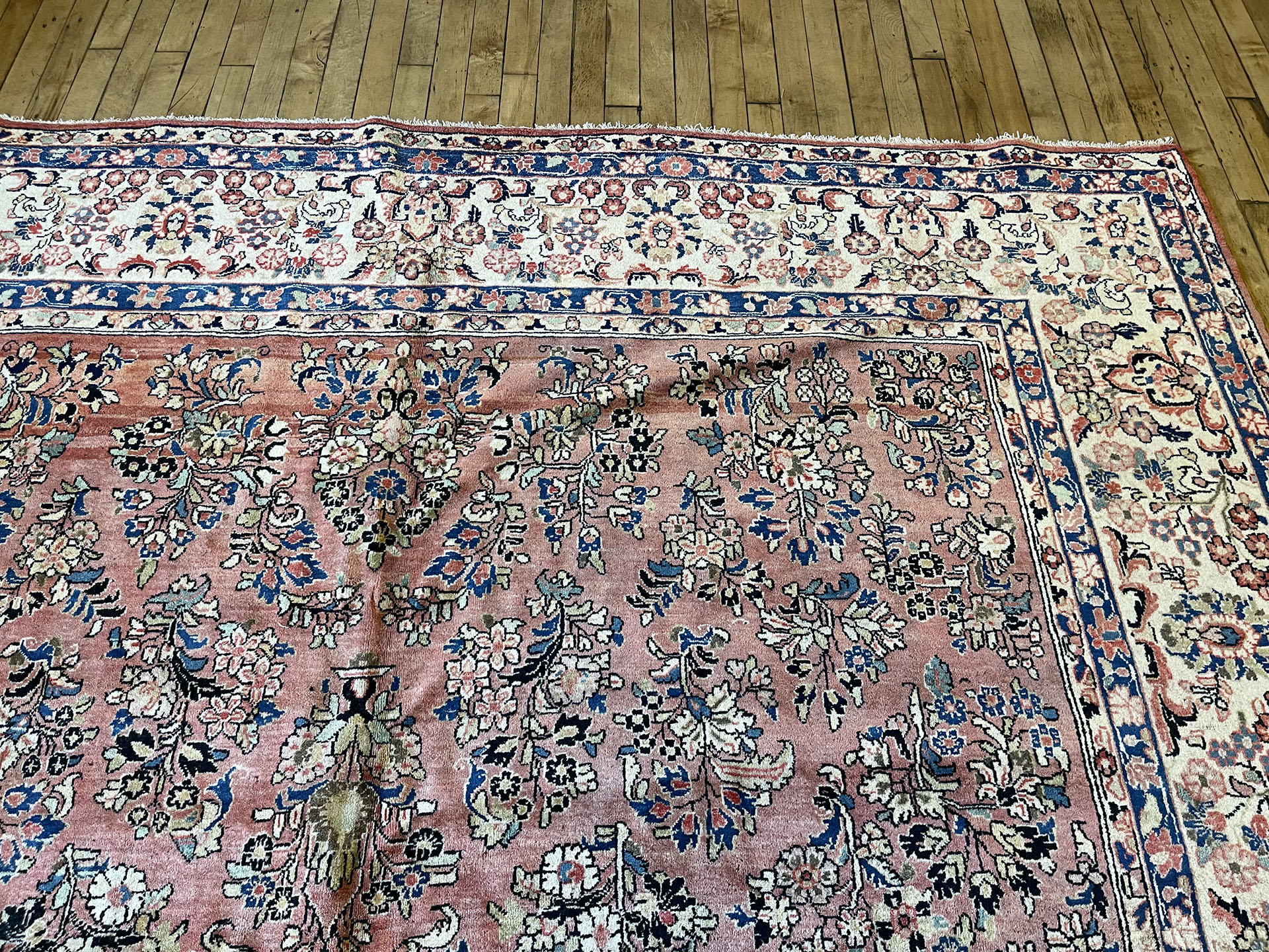 Vintage sarouk Carpet - # 58252