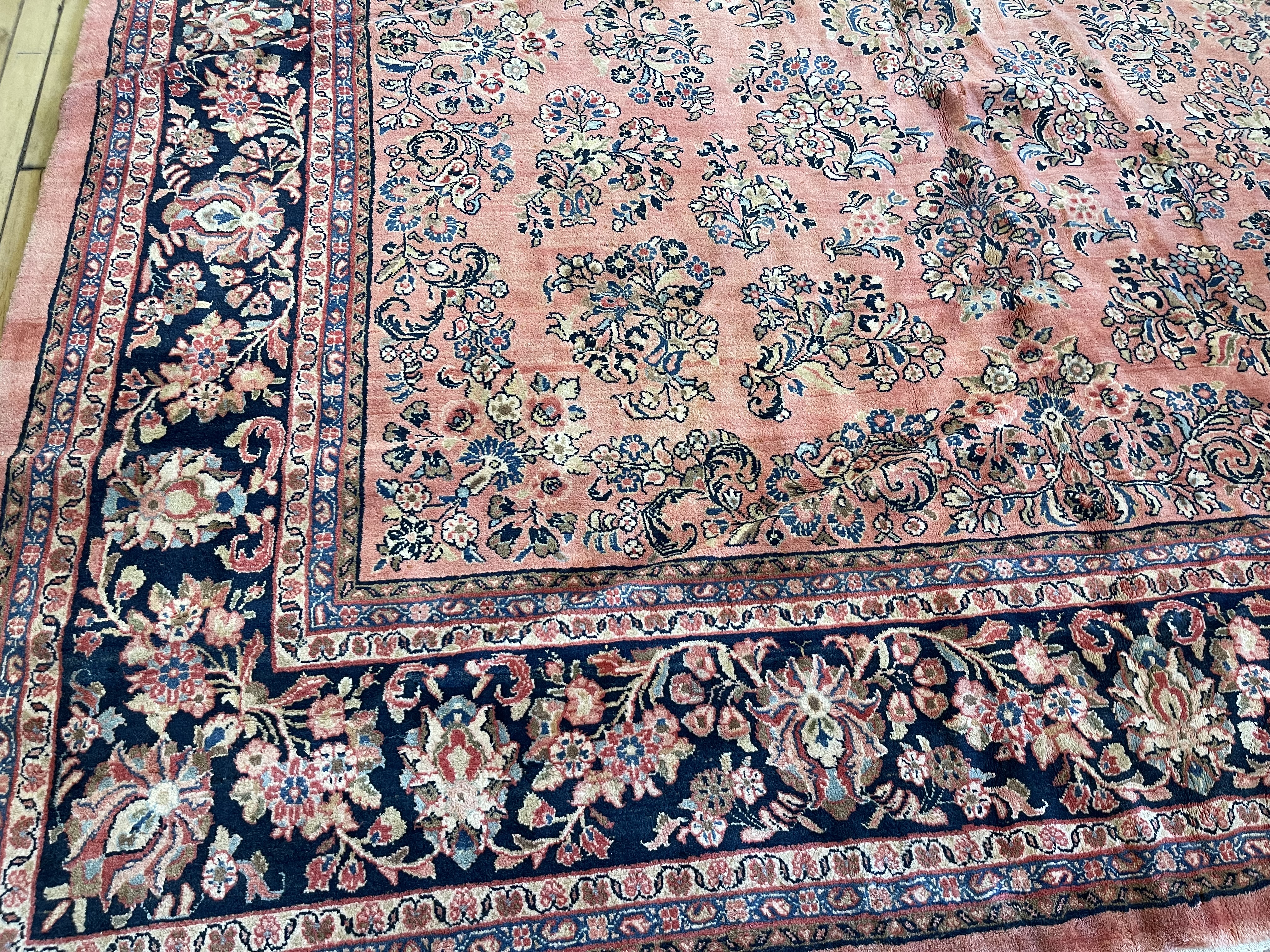 Vintage sarouk Carpet - # 78311