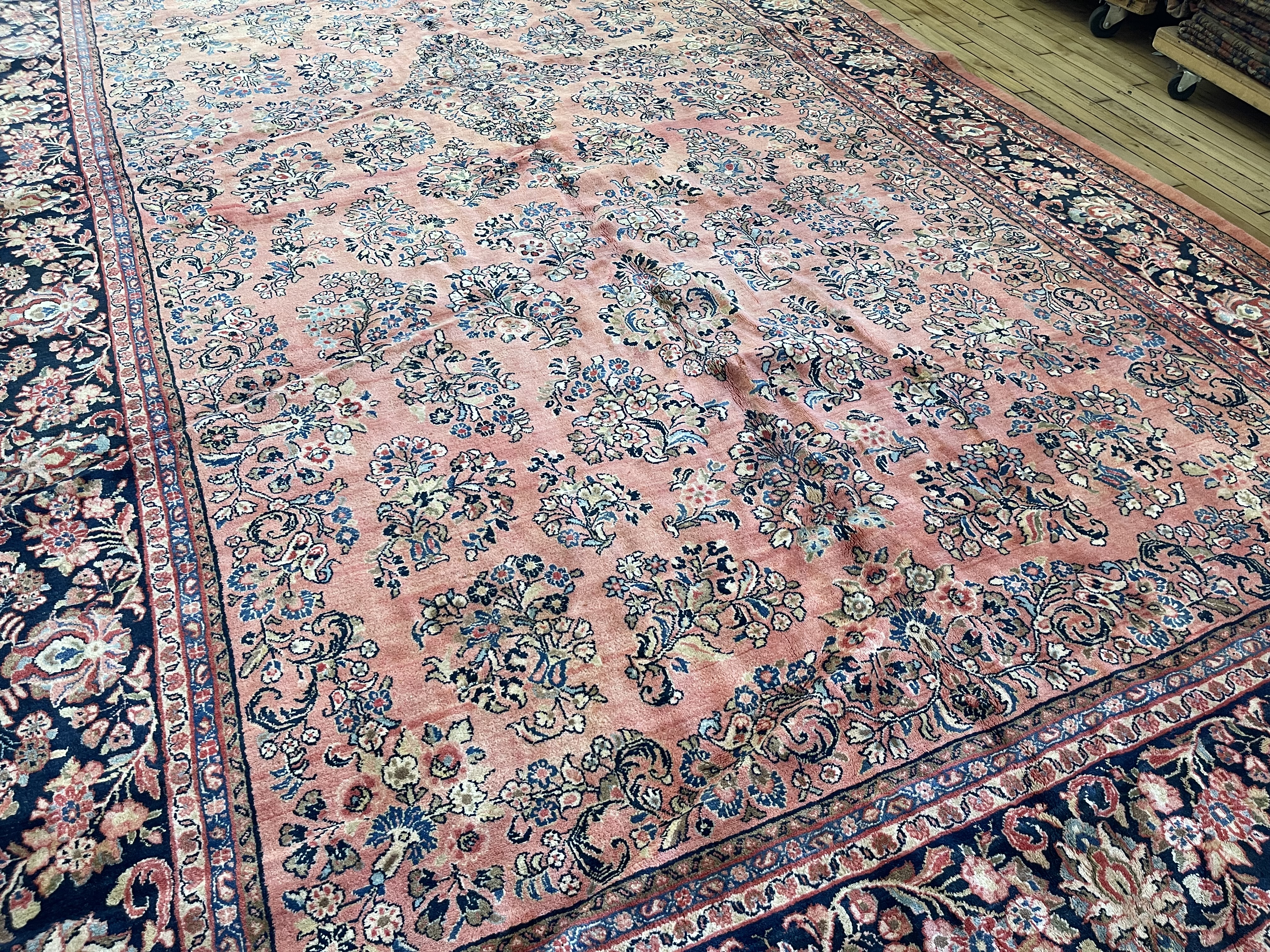 Vintage sarouk Carpet - # 78311