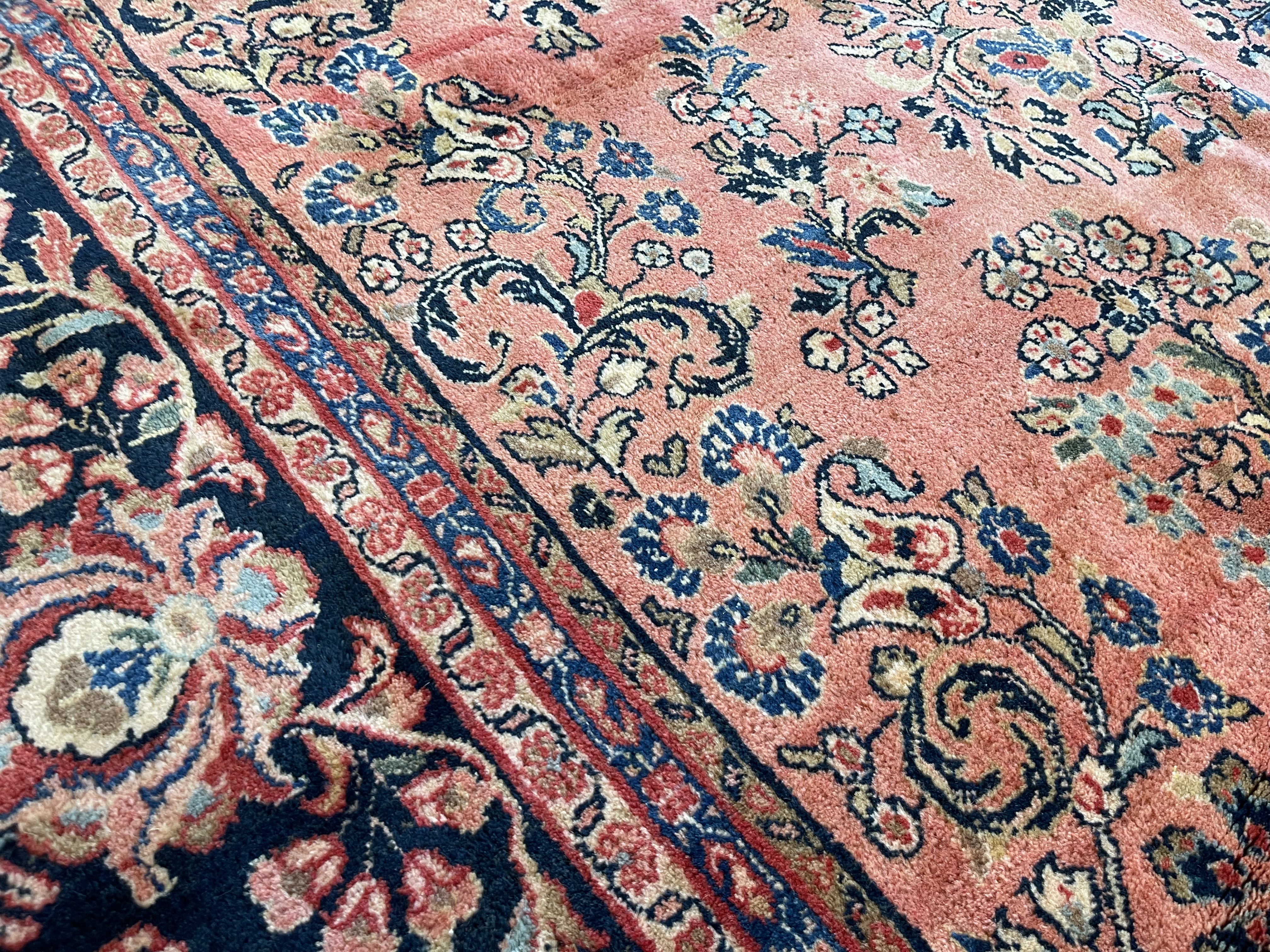 Vintage sarouk Carpet - # 78311