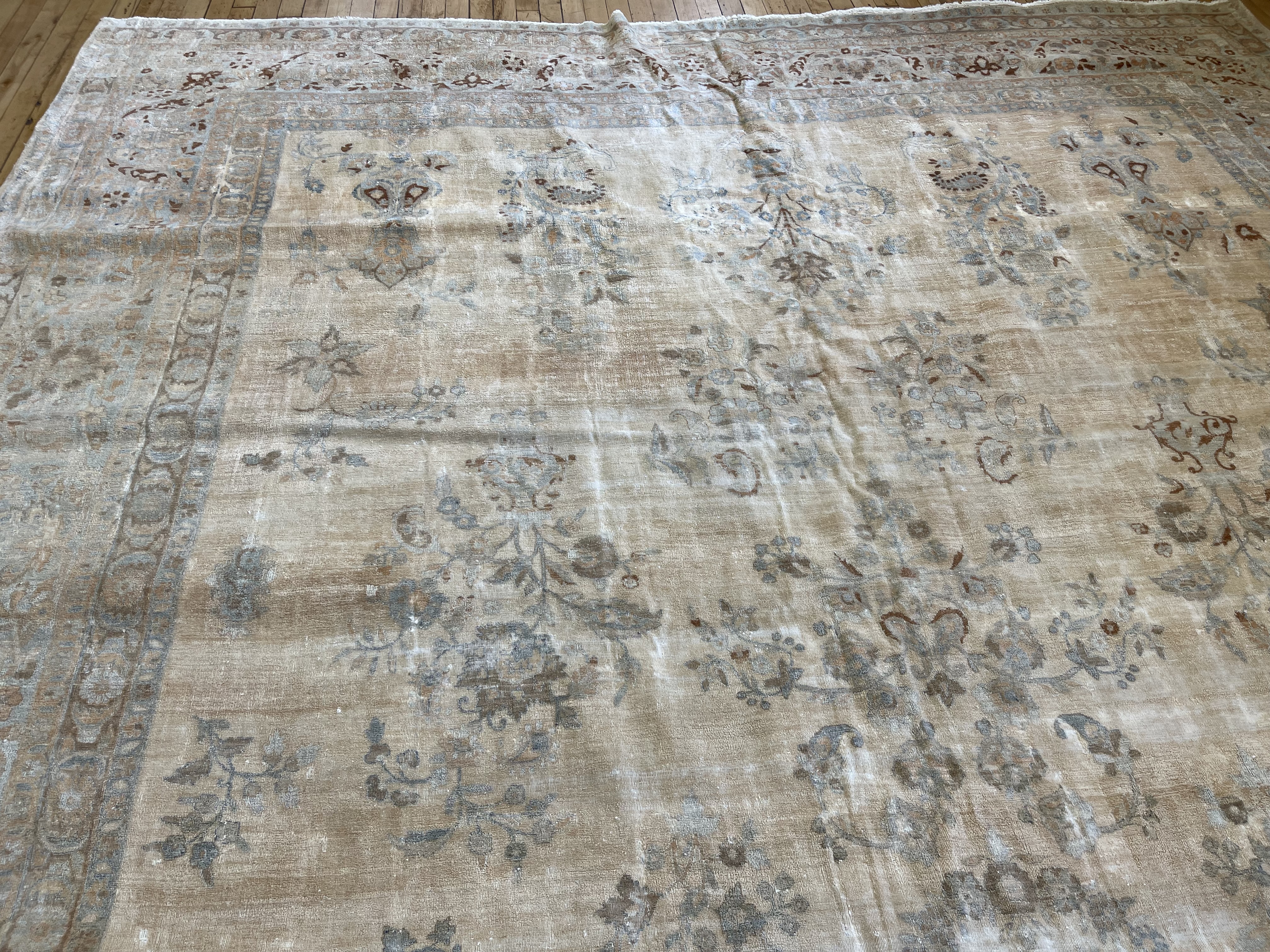 Vintage sarouk Carpet - # 78335