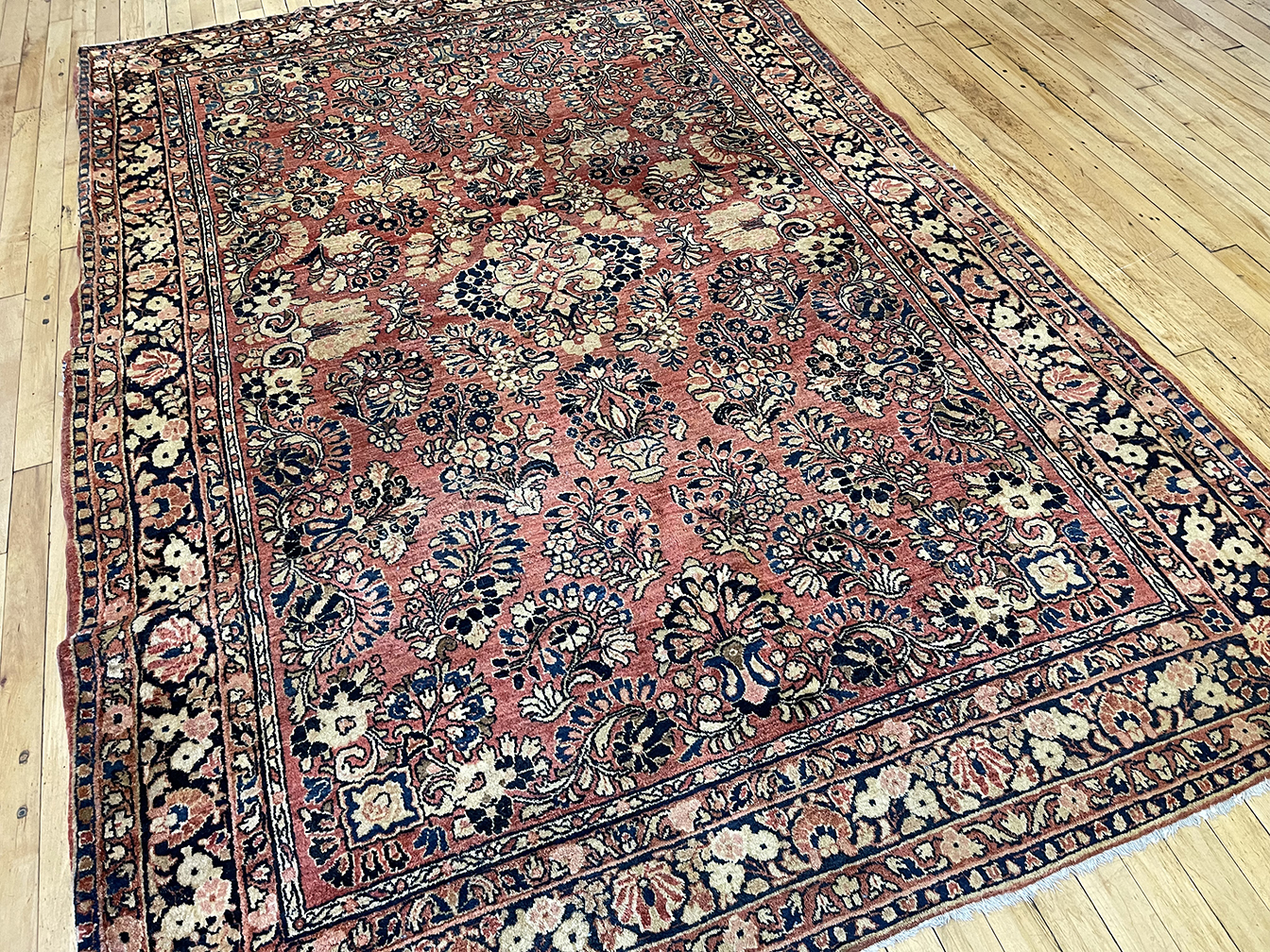 Vintage sarouk Rug - # 78819