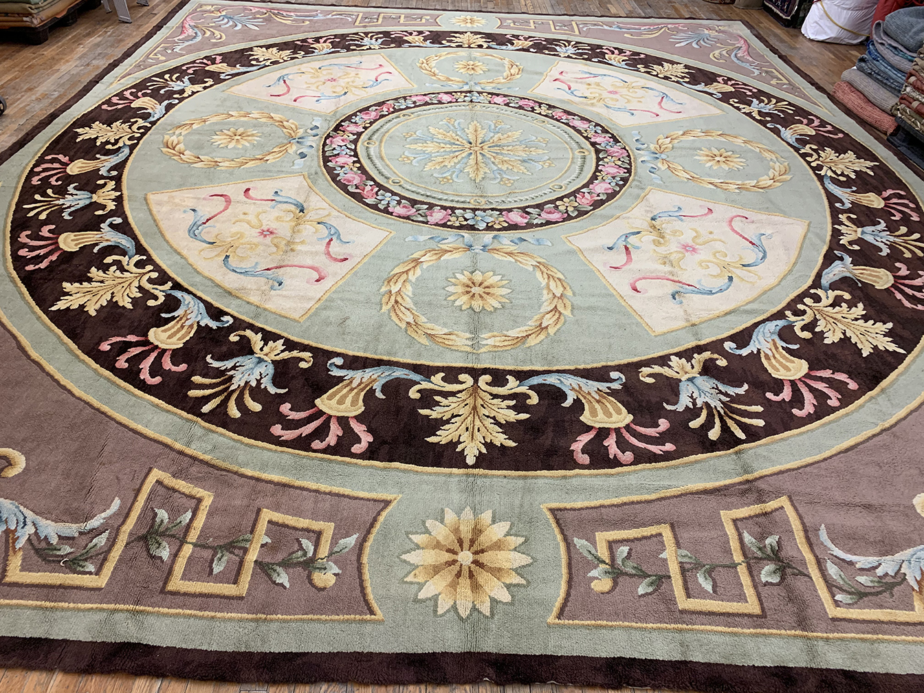 Vintage savonnerie Carpet - # 78286