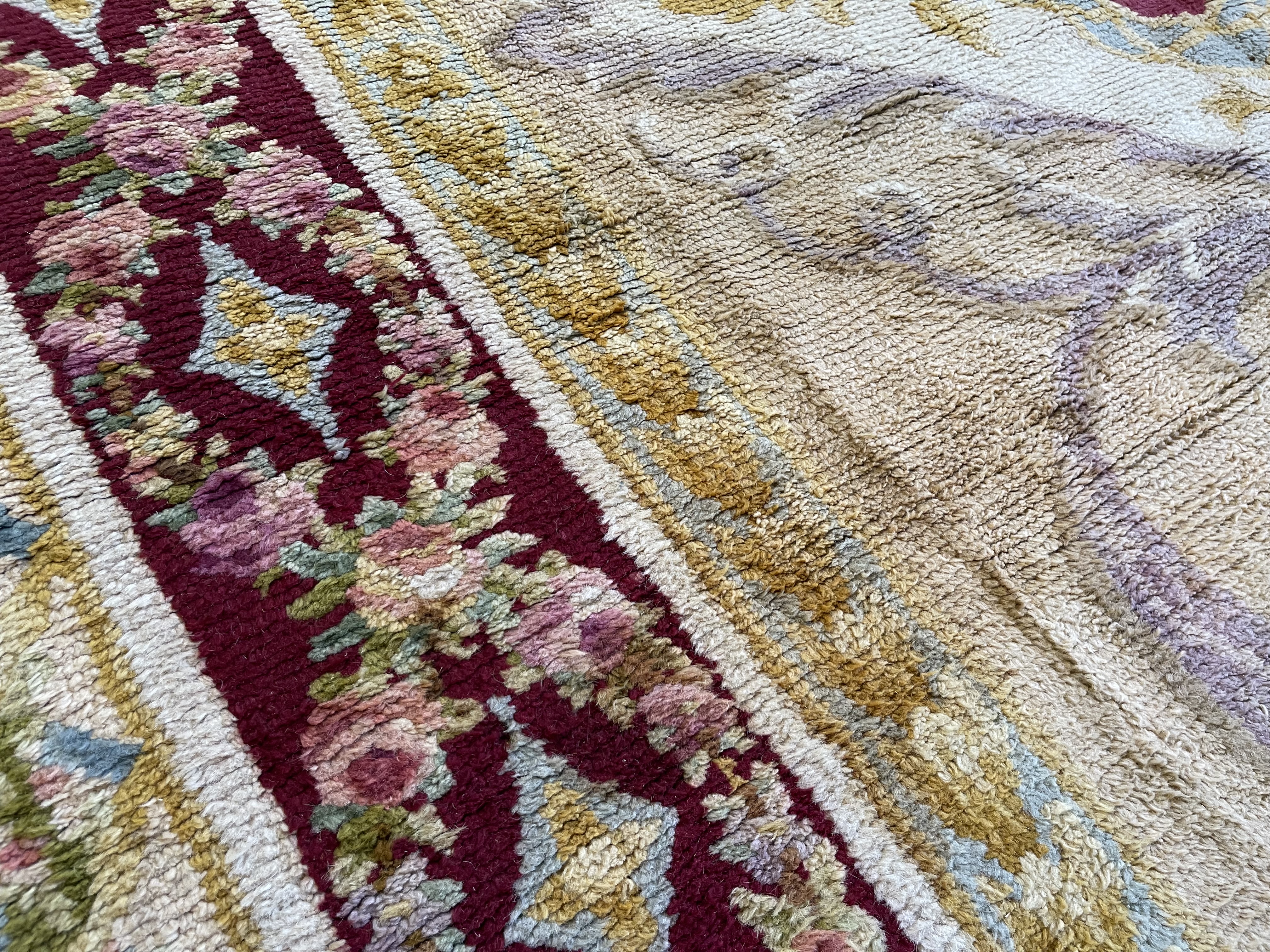 Vintage savonnerie Carpet - # 78329