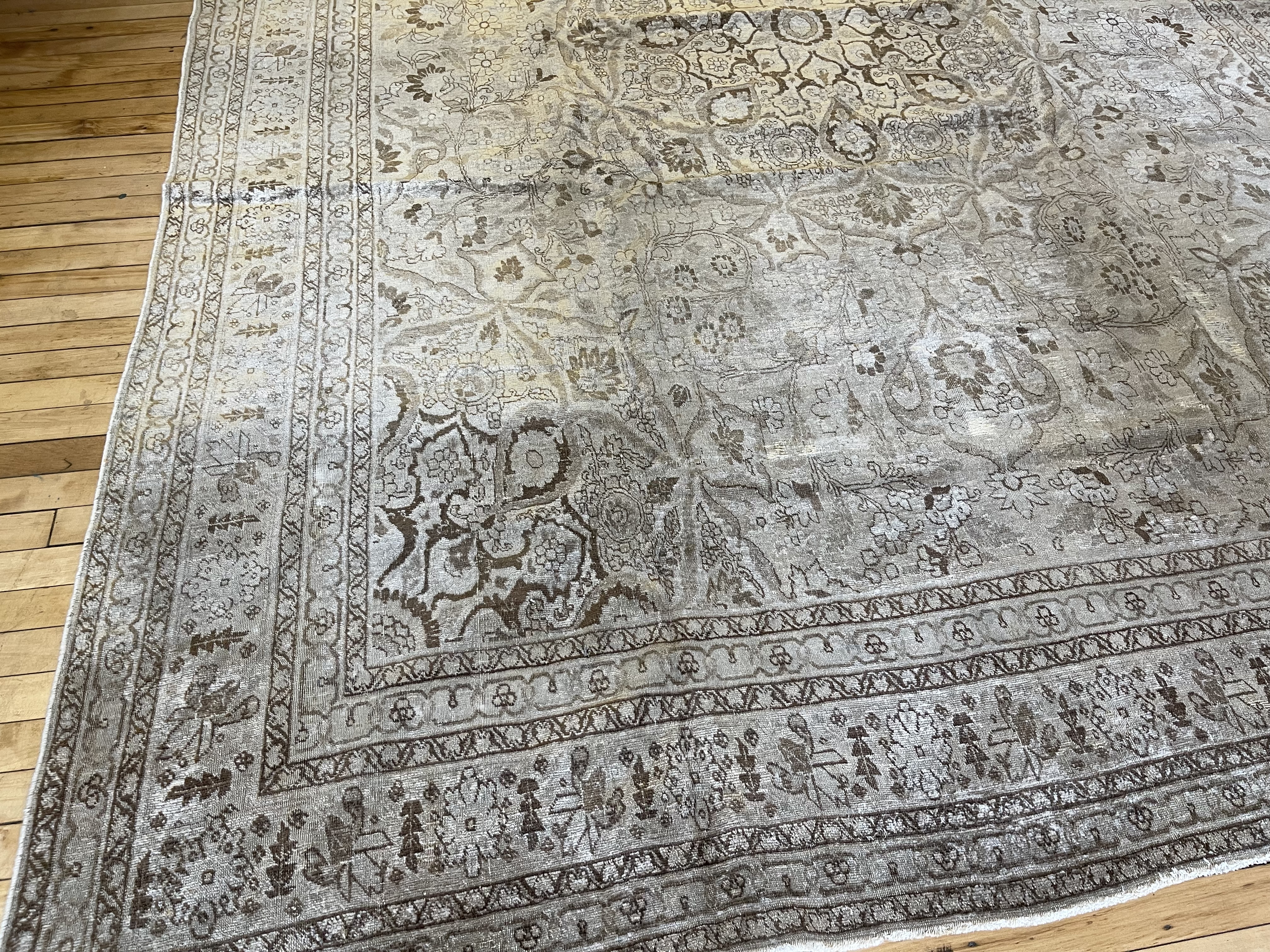 Vintage tabriz Carpet - # 78239