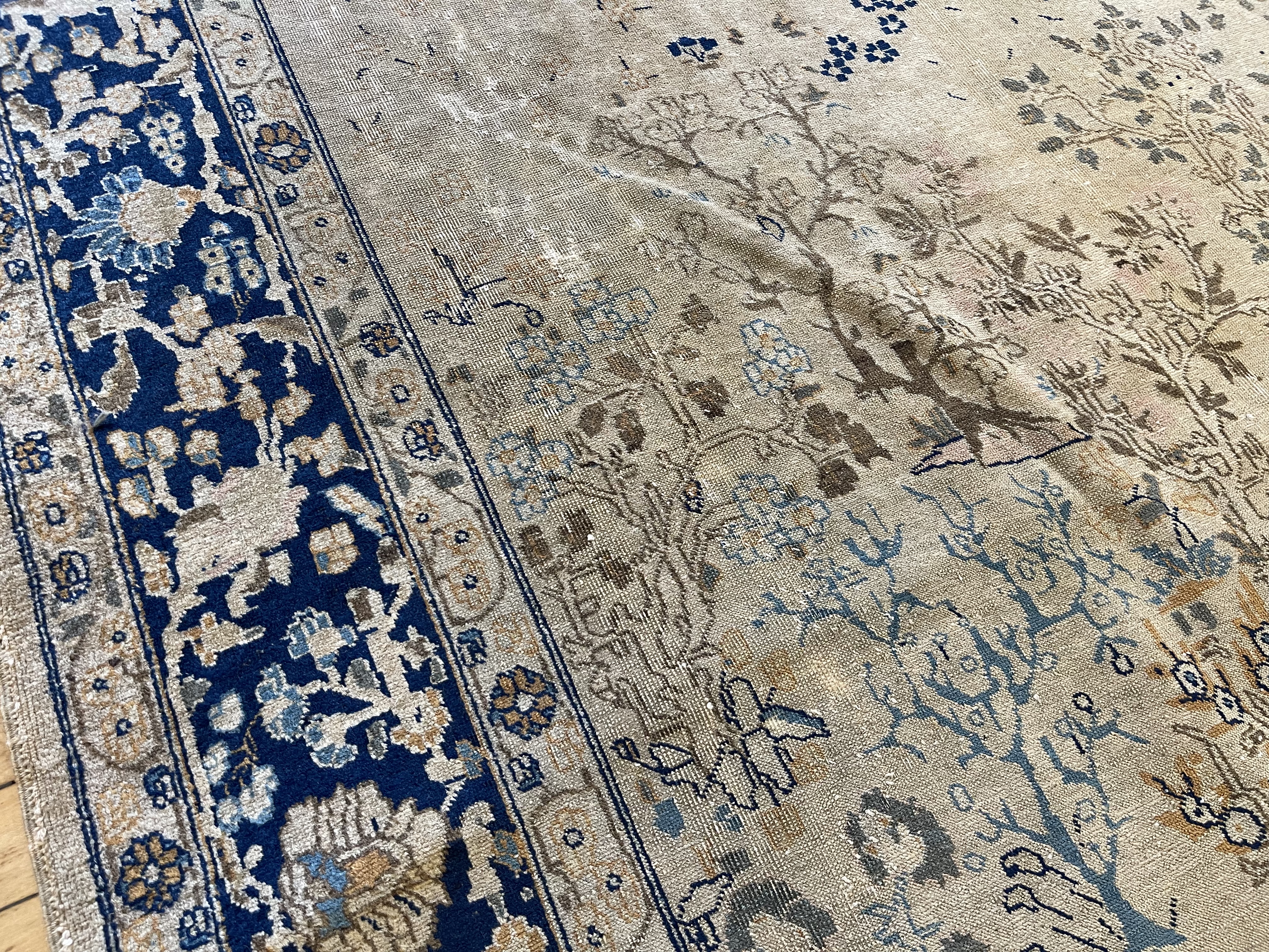 Vintage tabriz Carpet - # 78350