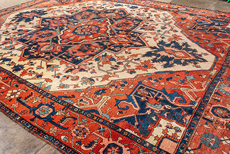 Antique heriz Carpet - # 58240