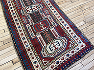 Antique kazak Runner - # 78345