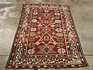 Antique kuba Rug - # 58128