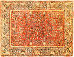 Antique sarouk Carpet - # 58235
