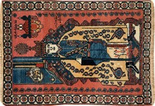 pictorial Rug - # 106183