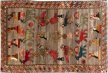 pictorial Rug - # 107078