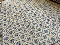 Vintage needlepoint, portuguese Carpet - # 78285